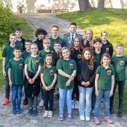 Vereinsfotos an der Burg