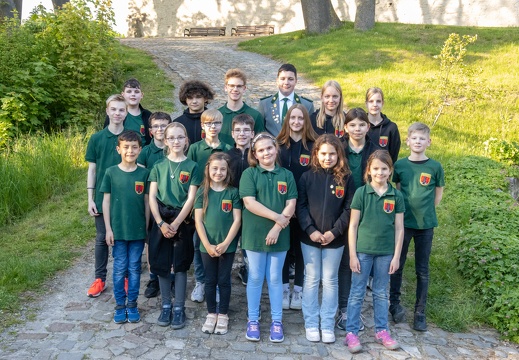 Vereinsfotos an der Burg