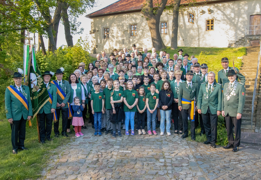 Vereinsfotos an der Burg
